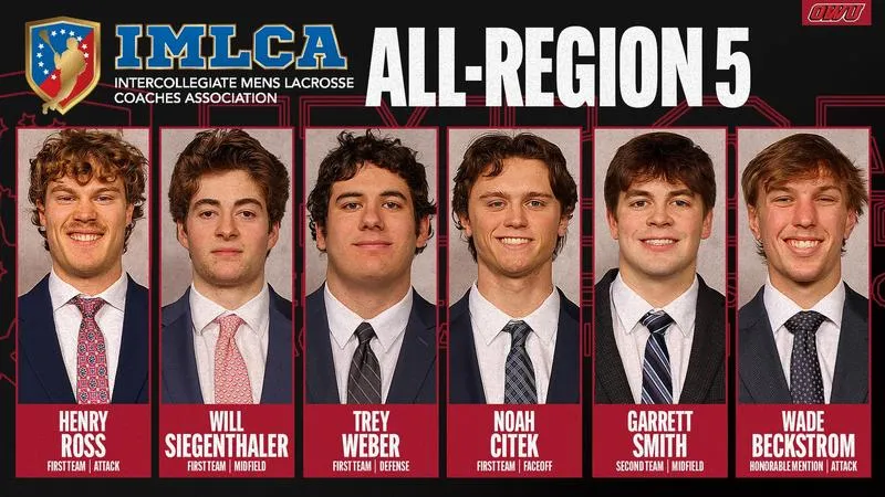 Six Bishops Earn IMLCA All-Region Nods