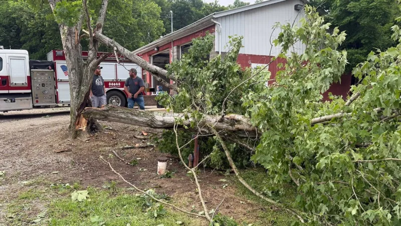 EF-2 tornado confirmed beginning near Kincaid Springs in Pike County on June 18