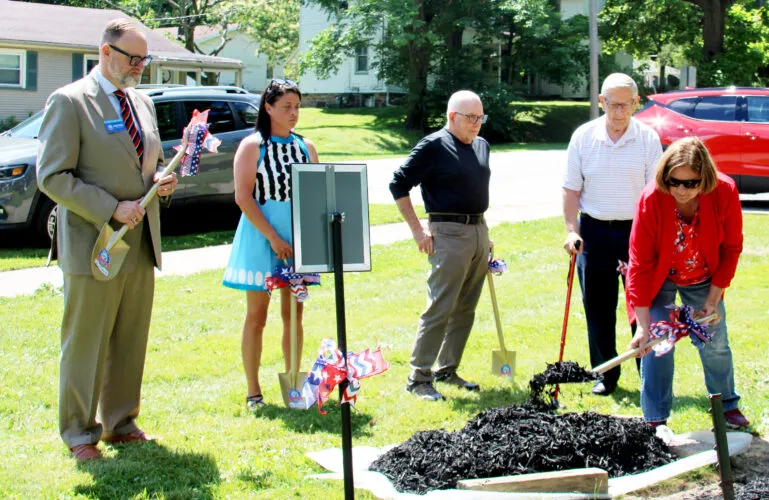 Columbiana County's heritage tree planted in Salem as part of America 250 Ohio Commission's program