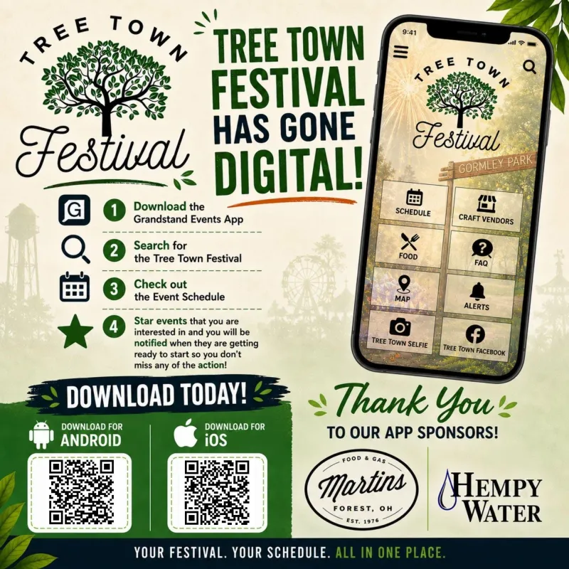 Tree Town Festival Goes Digital With New Event App for 2026
