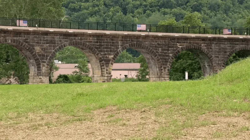 Bellaire's Great Stone Viaduct marks 155 years, with 43 arches and a half-mile trail