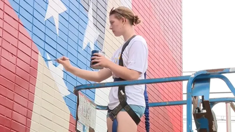 Weirton tourism bureau, arts council tap local artist for patriotic mural