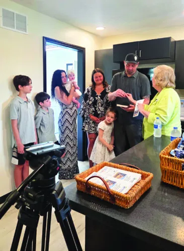 Habitat for Humanity of the Mid-Ohio Valley dedicates house No. 118 with Barry family