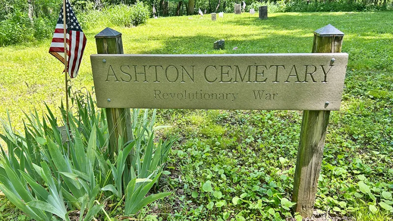 Ashton Cemetery Preserves Legacy of Revolutionary War Veterans
