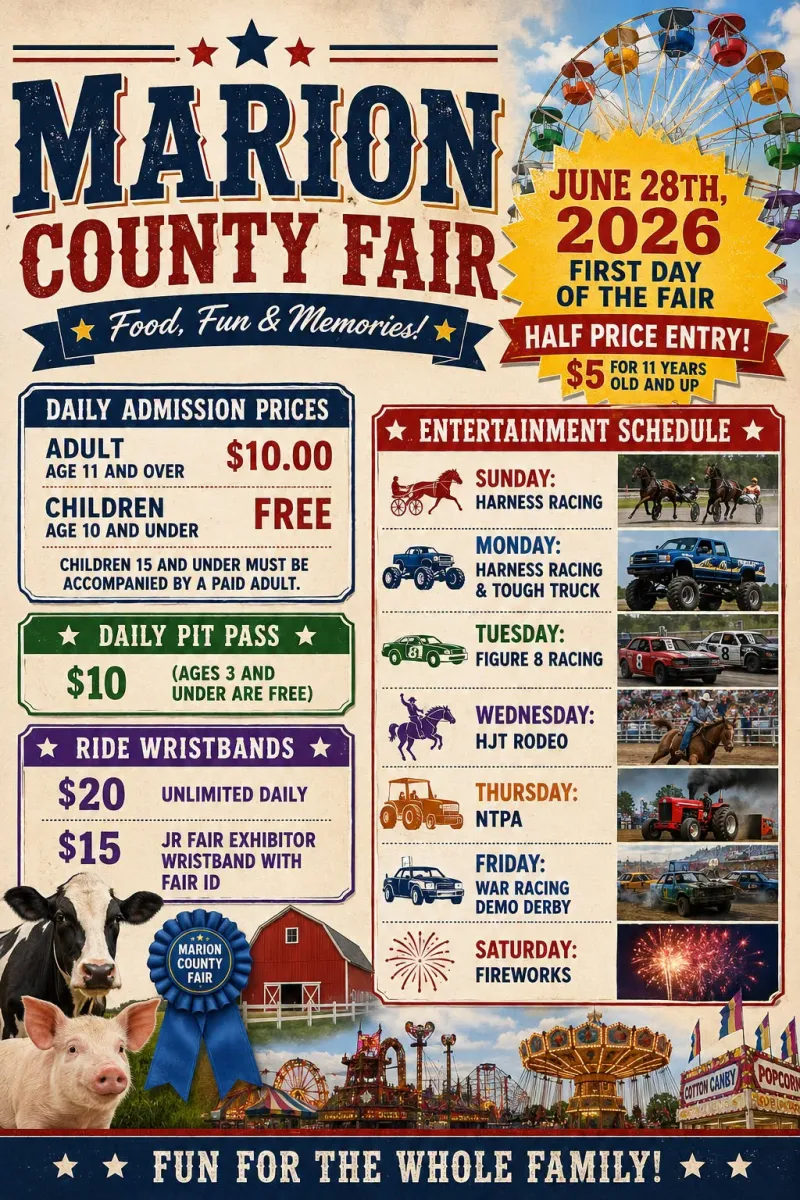 Marion County Fair Continues With Figure 8 Racing and More