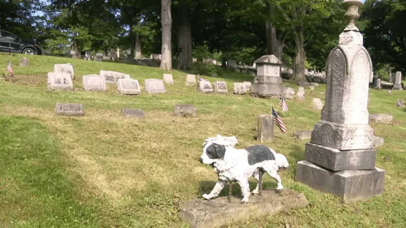 Your Town: Union Cemetery's century-old dog statue remains a visitor draw