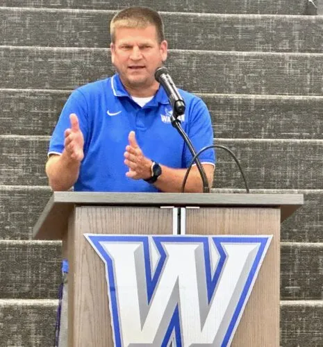 Darius Schaeffer introduced as Warren's new girls basketball coach