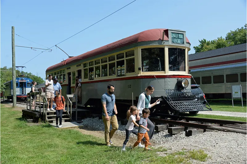 Ride Historic Streetcars at This Unique Ohio Museum