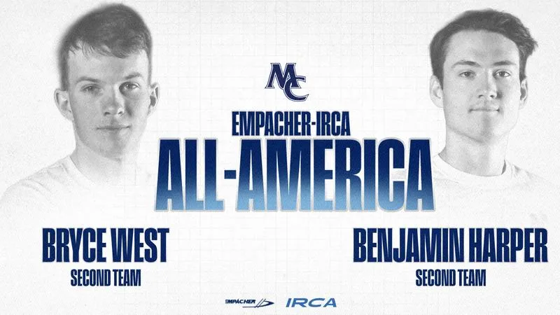 Pioneer rowers Harper and West named 2026 Empacher-IRCA All-Americans