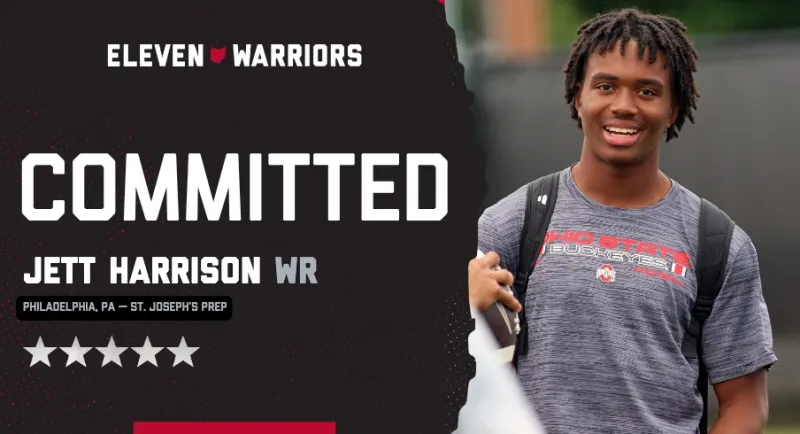 Five-Star Wide Receiver Jett Harrison, the Younger Brother of Marvin Harrison Jr., Commits to Ohio State
