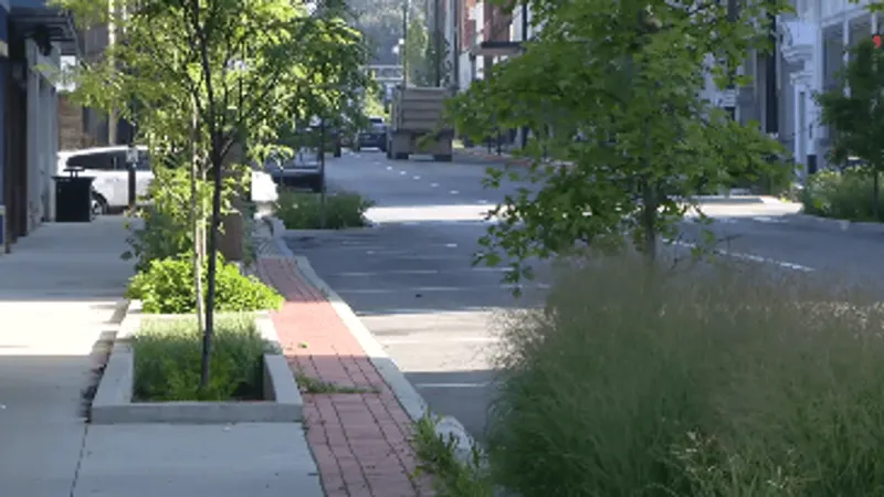 A light at the end of the sidewalk? Wheeling Streetscape Project nears completion