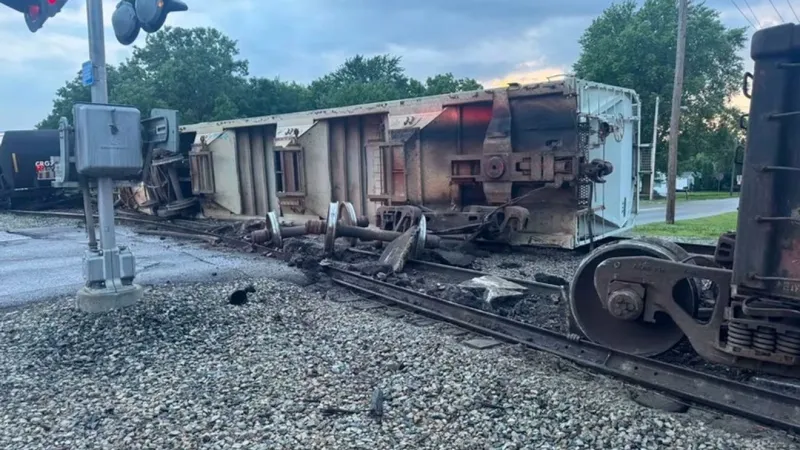Train derailment, tipped tanker forces nearby Bucyrus residents to evacuate