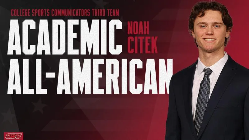 Citek Selected to CSC Academic All-America Third Team