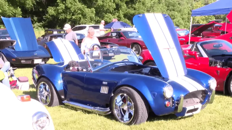Smithfield car show draws nearly 80 vehicles, showcasing a century of automotive history