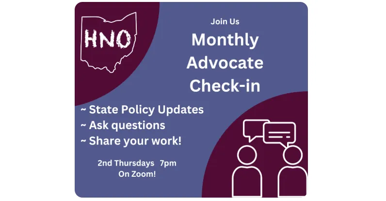 Hunger Network in Ohio's Monthly Advocate Check-in