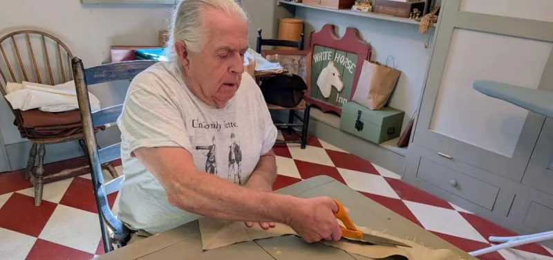 This Monroe County reenactor brings the 18th century to life, one stitch at a time