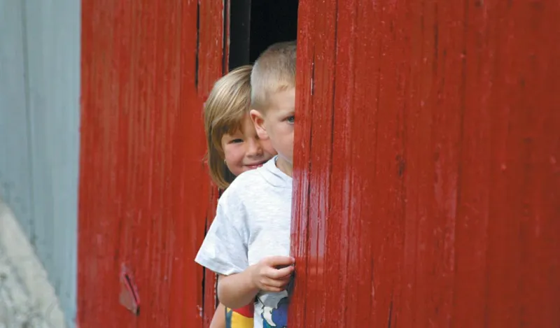 Growing up on the farm meant no time for boredom