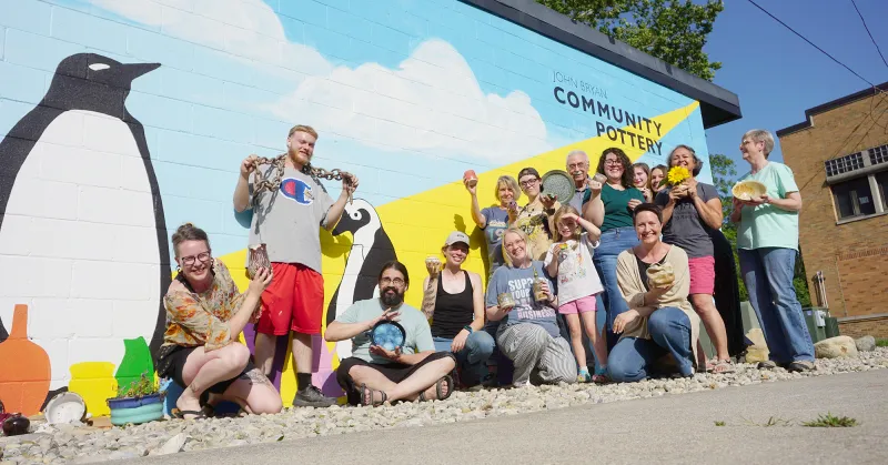 Meet Your Nonprofits | John Bryan Community Pottery wheels into new era