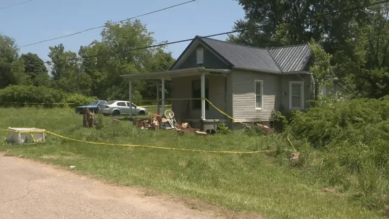 12 x 12 room recreated to simulate Vinton County children's alleged living conditions