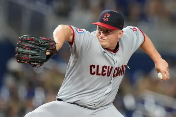 Messick pitches Guardians past Marlins in series opener