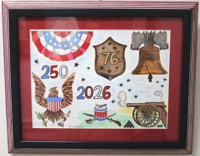 Salem chamber art gallery celebrating America 250