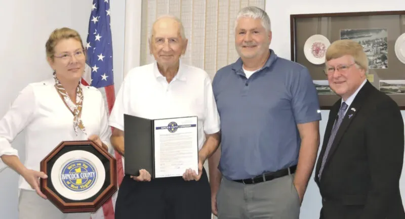 Sorrenti's career of service honored by Hancock County Commission
