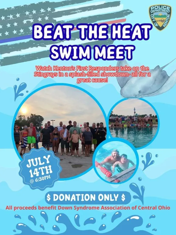 Local First Responders to Face Kenton Stingrays in Beat the Heat Swim Meet