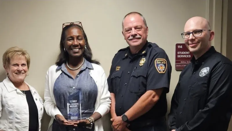 Trustee honors Superintendent