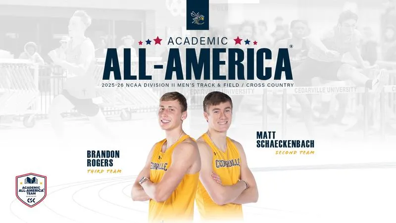 Schaeckenbach, Rogers voted CSC Academic All-Americans