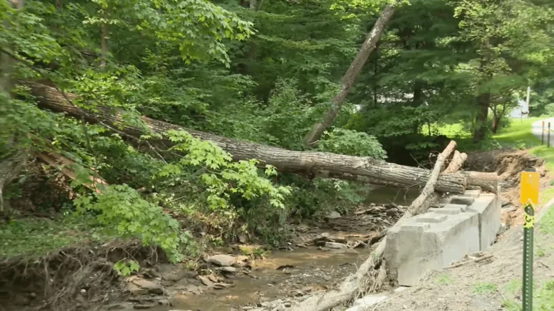 State, county officials tour flood damage in Wells Township after heavy rains