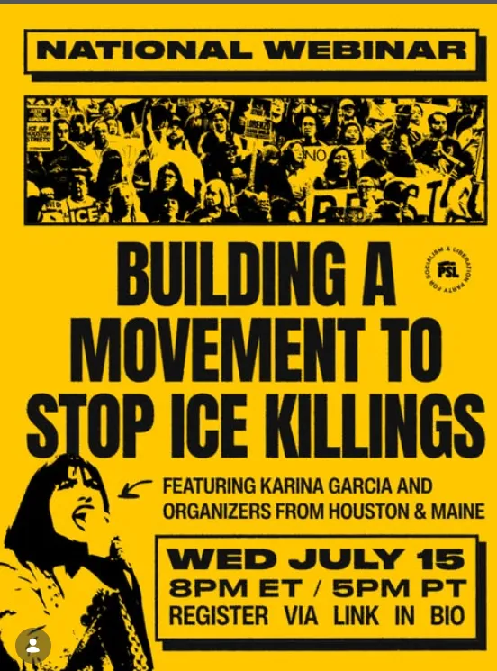 Building a Movement to Stop ICE Killings