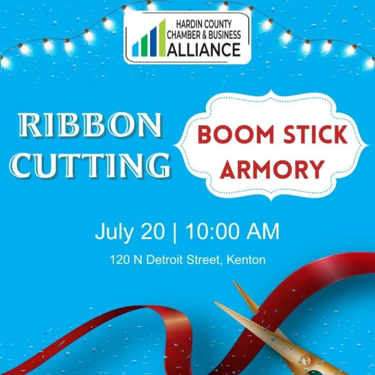 Ribbon Cutting Set for New Kenton Business Boom Stick Armory