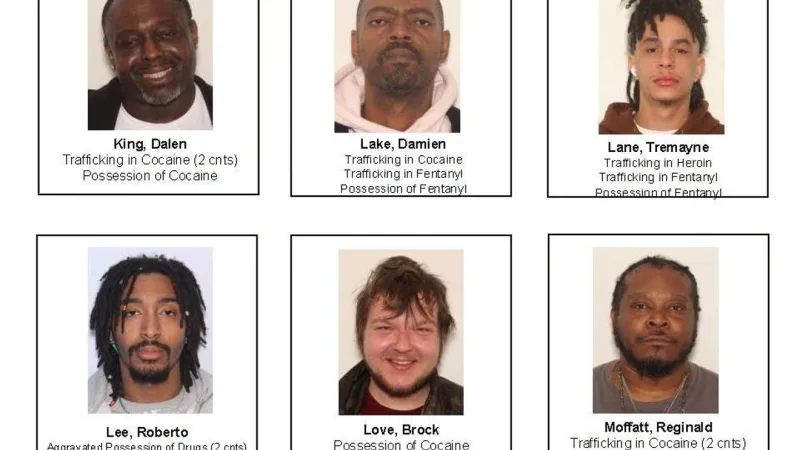 24 people arrested in Mansfield in Richland County July drug sweep