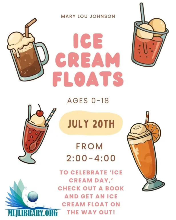 Mary Lou Johnson Library Announces Final July Youth Programs