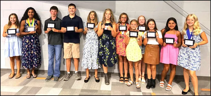 Bryan Swim Team Honors 5, 10, & 15-Year Award Winners