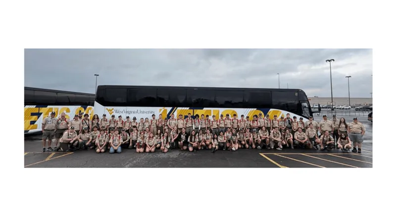 80 Mountaineer Area Council Scouts head to 2026 National Jamboree in West Virginia