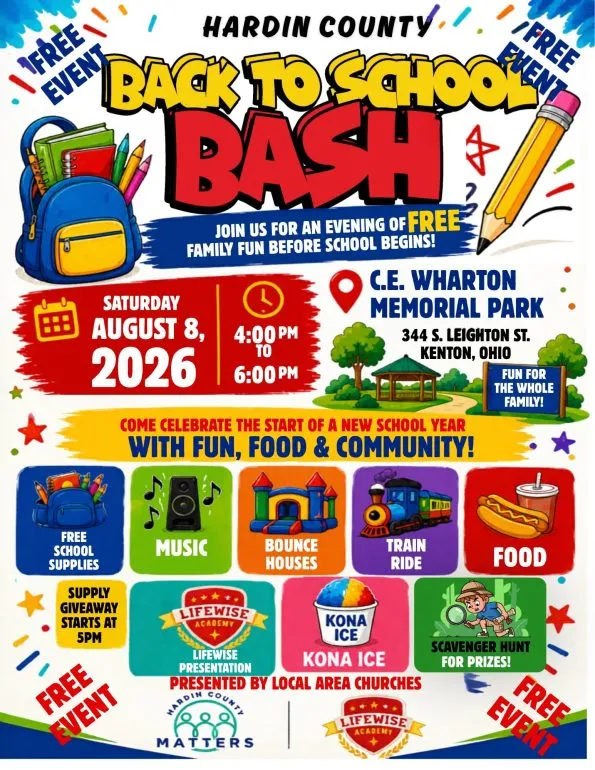 Hardin County Back to School Bash Set for August 8