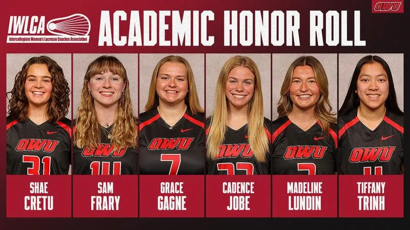 Six Bishops Selected to IWLCA Academic Honor Roll, OWU Earns Academic Honor Squad Status