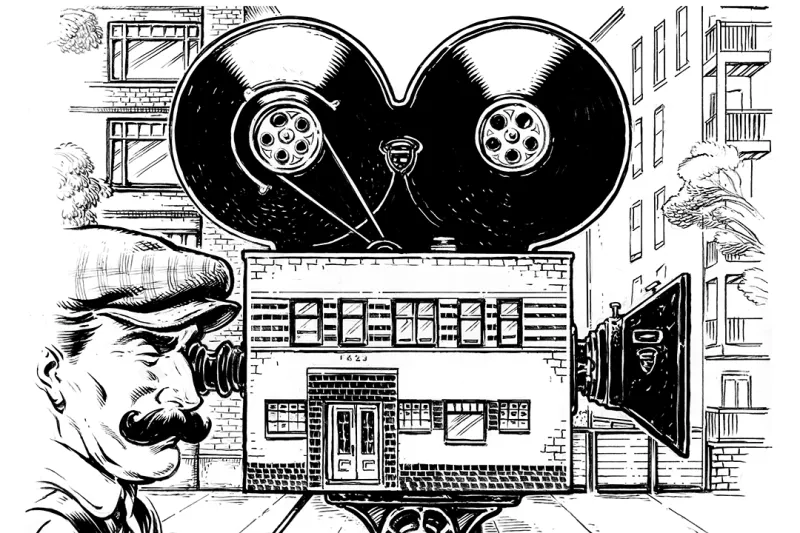 Dr. Know: Film Row, a Square Fountain, and Oddly Shaped Benches