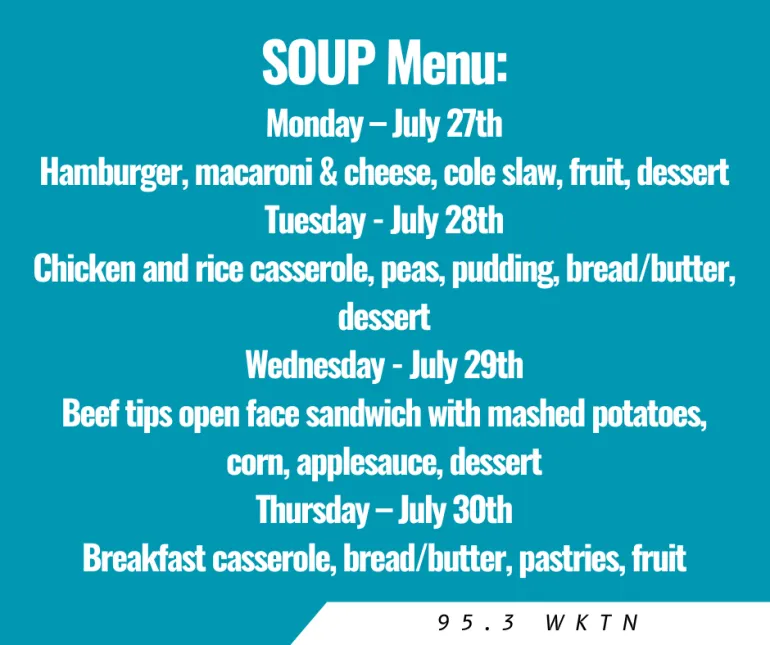 Hardin County SOUP to Serve Free Meals Next Week
