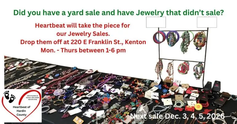 Heartbeat of Hardin County Accepting Jewelry Donations