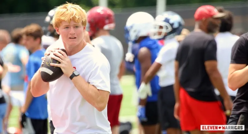 Four-Star Quarterback Brady Edmunds Announces He'll Stay Committed to Ohio State After Weighing Flip to UCLA This Summer