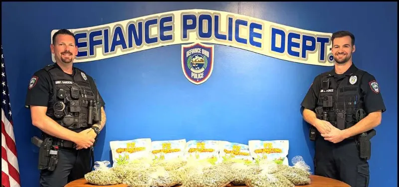Defiance Police Seize 20 Pounds Of Suspected Drugs During Traffic Stop Tied To Missing Person Case