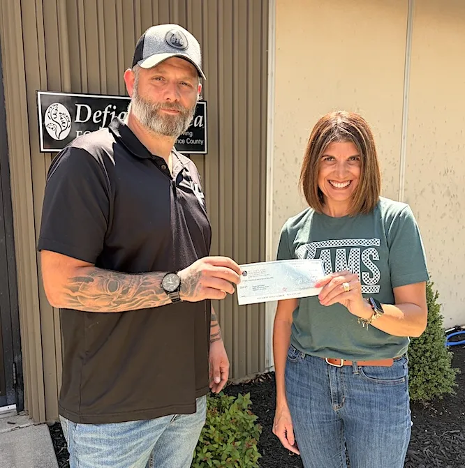 Tinora Football Receives $1,000 Grant for New Training Equipment