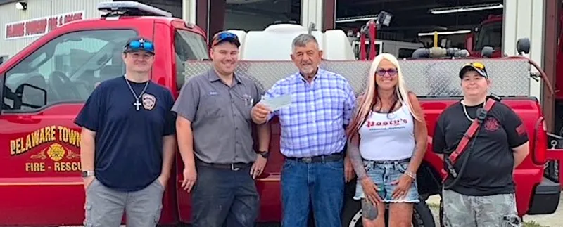 Delaware Township Fire Department Receives $4,000 Grant