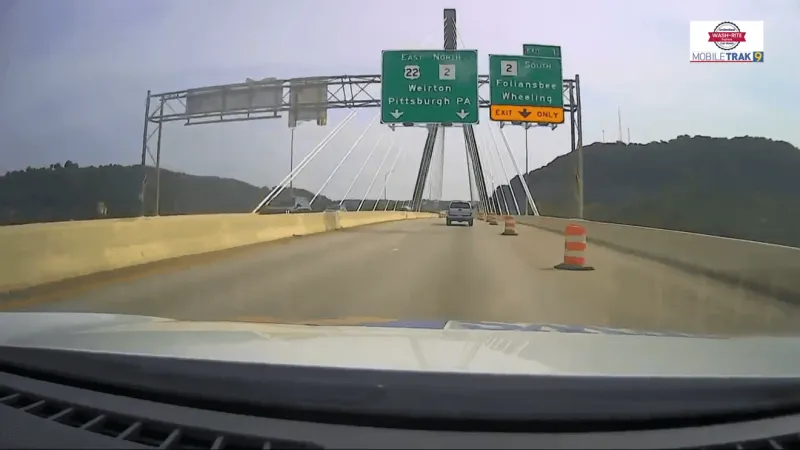 Road work on Veterans Memorial Bridge, US-22 on track to finish in August