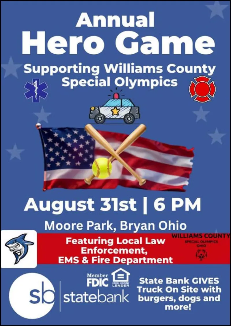 Williams County Special Olympics To Host Softball Night Honoring First Responders