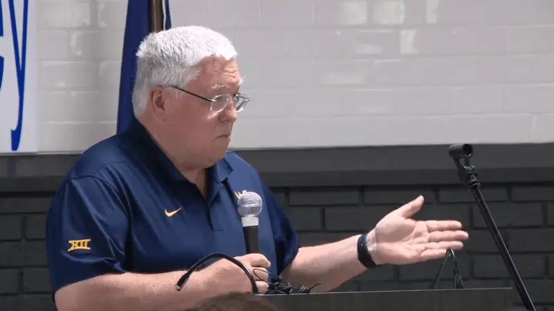 Gov. Patrick Morrisey visits Follansbee to detail Hooverson Heights treatment plant work