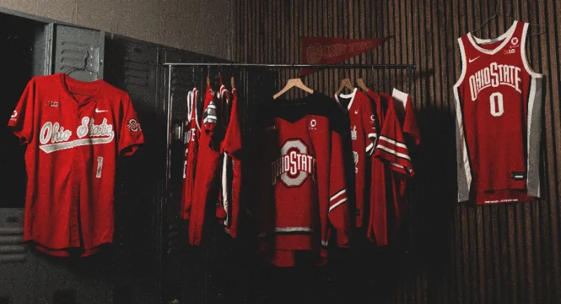 Photos of Ohio State's Jersey Patch Partnership with Chase Bank