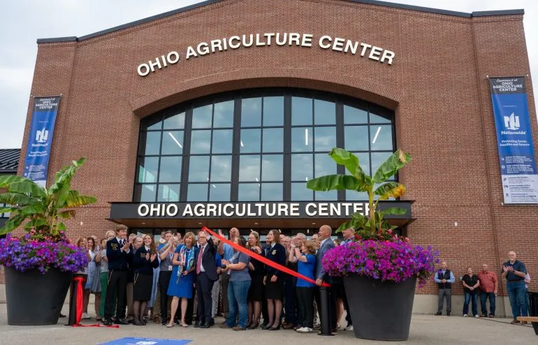 Governor DeWine Cuts Ribbon on New Ohio Agriculture Center
